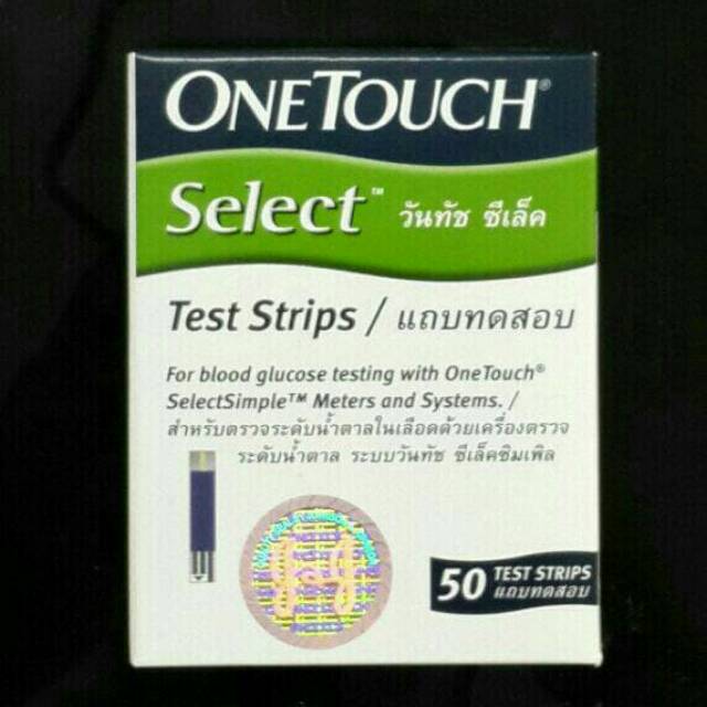 One Touch Select Simple Test Strip / Strip Cek Gula Darah One Touch Select Simple