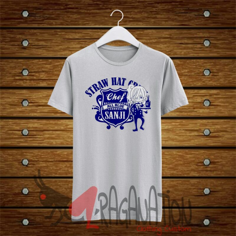 KAOS DISTRO ANIME SANJI SABLON DTG A3