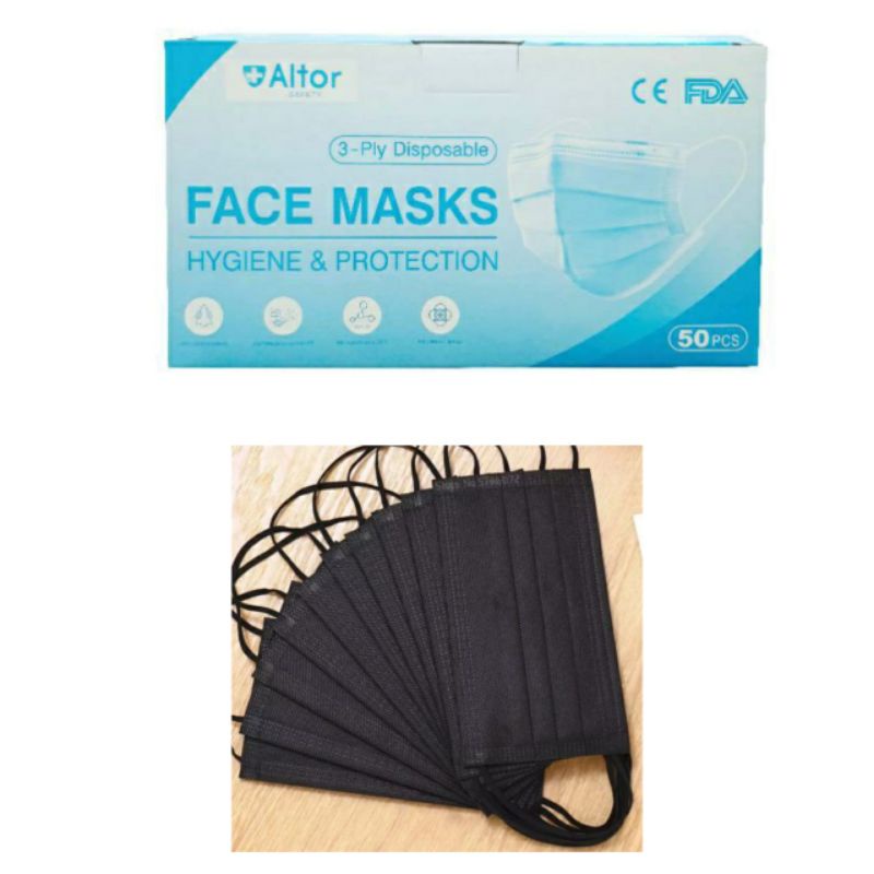 masker earlop hitam ALTOR