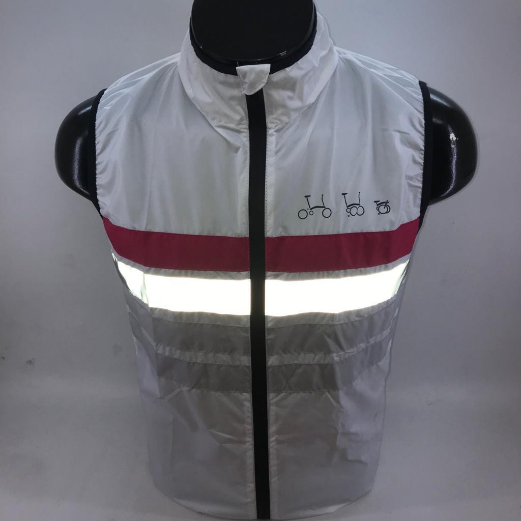 Rompi Sepeda Lipat Gowes Vest Pria Wanita Windbreaker Jacket Gilet