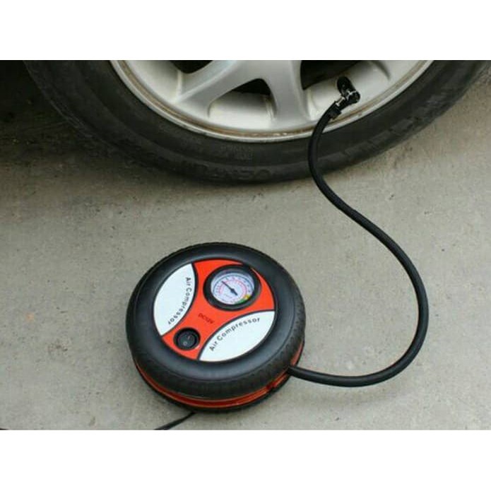 pompa ban mobil model ban poretable 260psi dc12v / air compresor