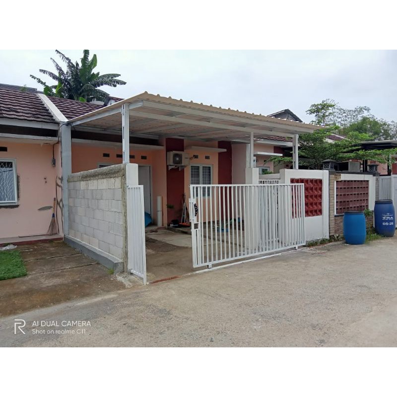 Kanopi Baja Ringan - Pasang Kanopi Baja Ringan Atap Alderon RS