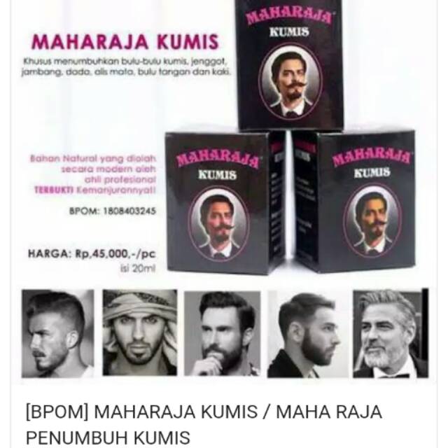 Maharaja penumbuh kumis dan jenggot