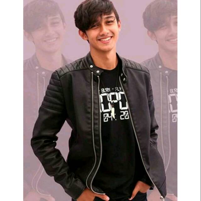 Jaket semikulit pria hito caesar