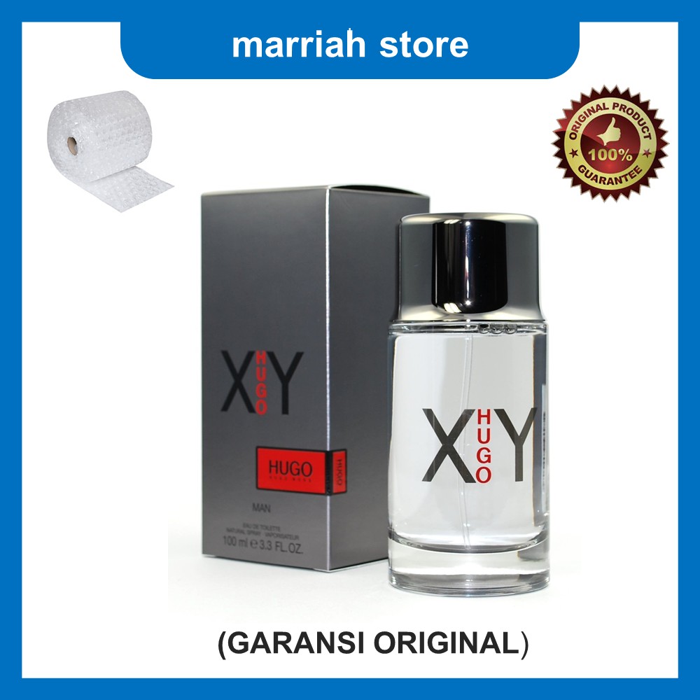 PARFUM ORIGINAL HUGO  BOSS  XY EDT 100 ML UNBOX REJECT PRIA 