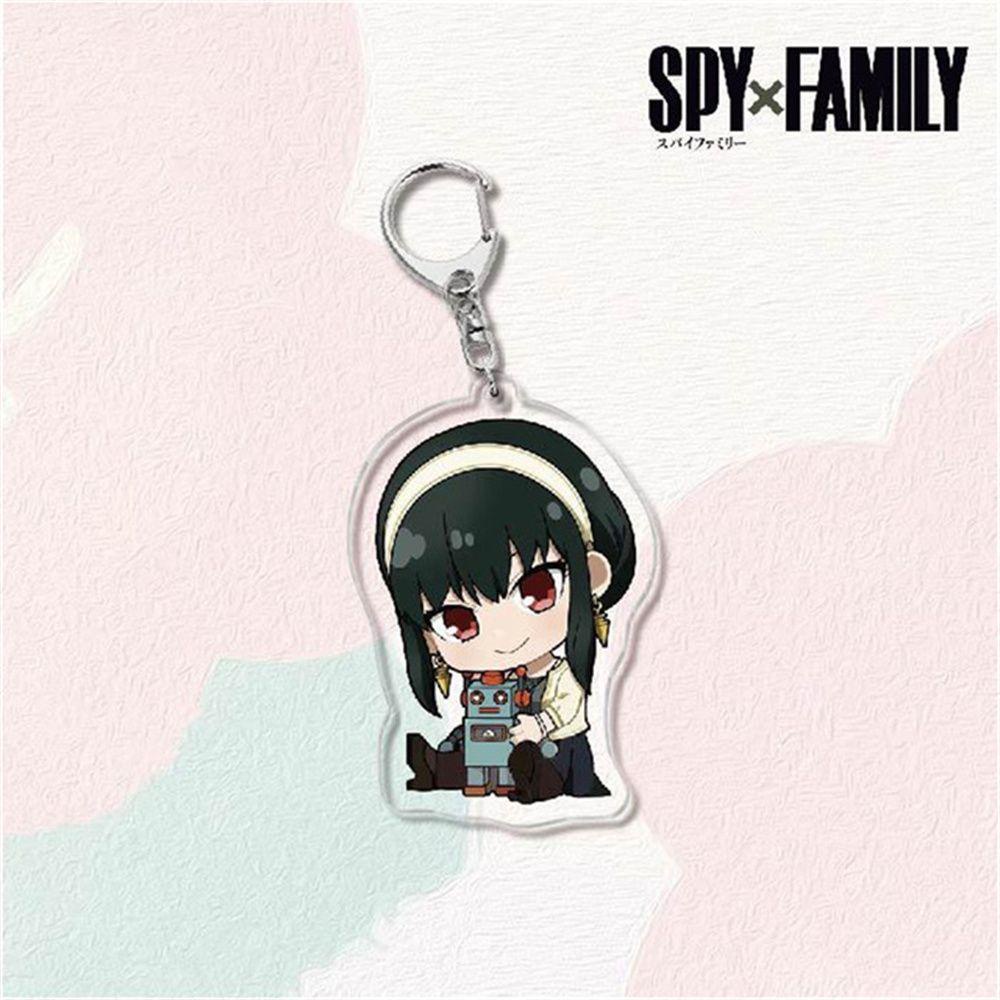 Needway SPY X Aksesoris Interior Keluarga Gantungan Kunci Anya Kartun Acrylic Keychain