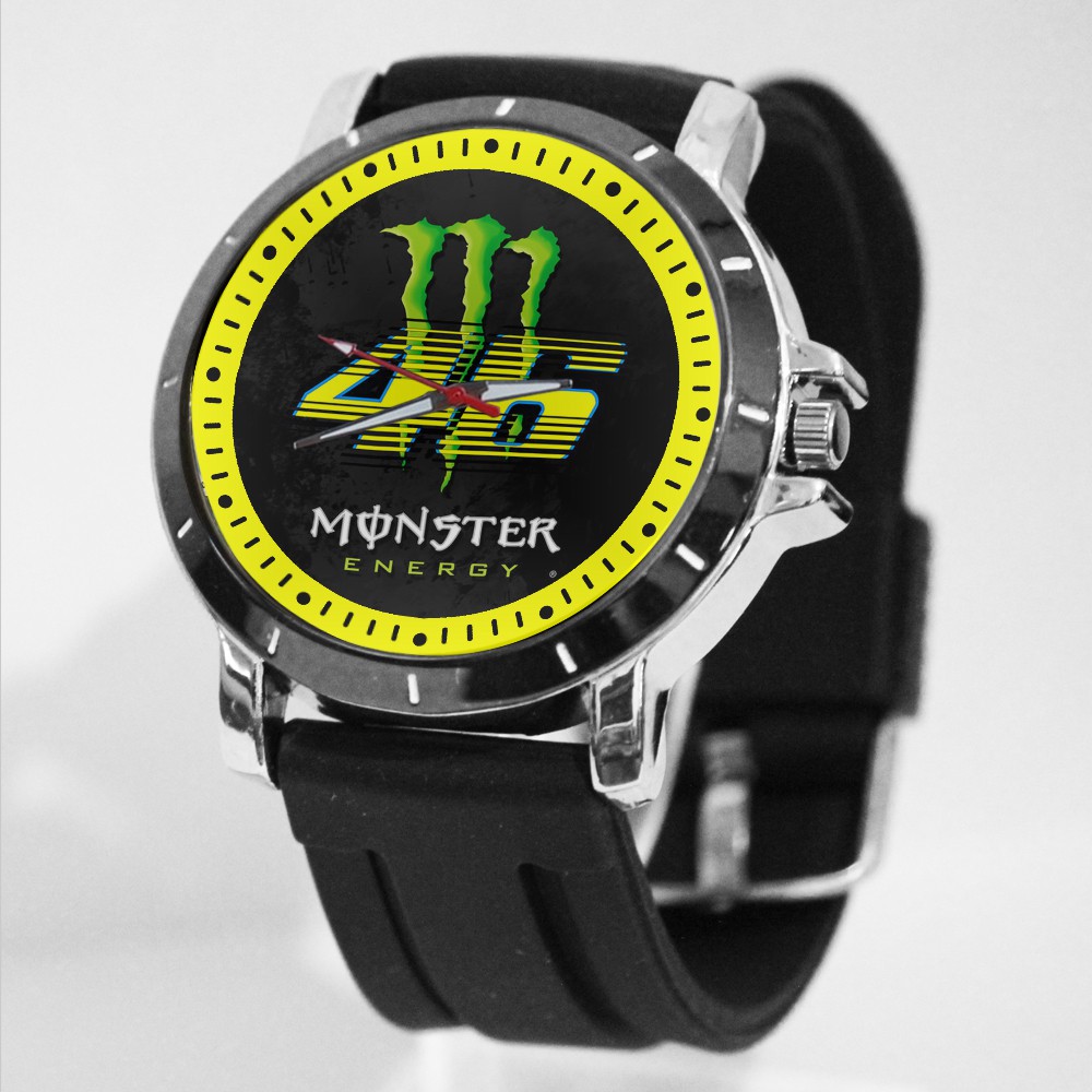 Jam Tangan Rubber Custom Pria/Wanita VR46 Art 2