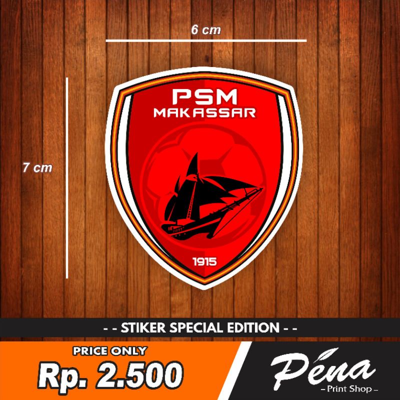 Stiker PSM Makassar Stiker Bola Liga Indonesia