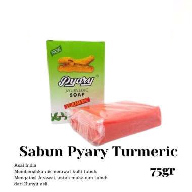 Sabun PYARY TUMERIC ORIGINAL | PYARY AYURVEDIC TURMERIC | SABUN MANDI ORIGINAL ARAB SAUDI