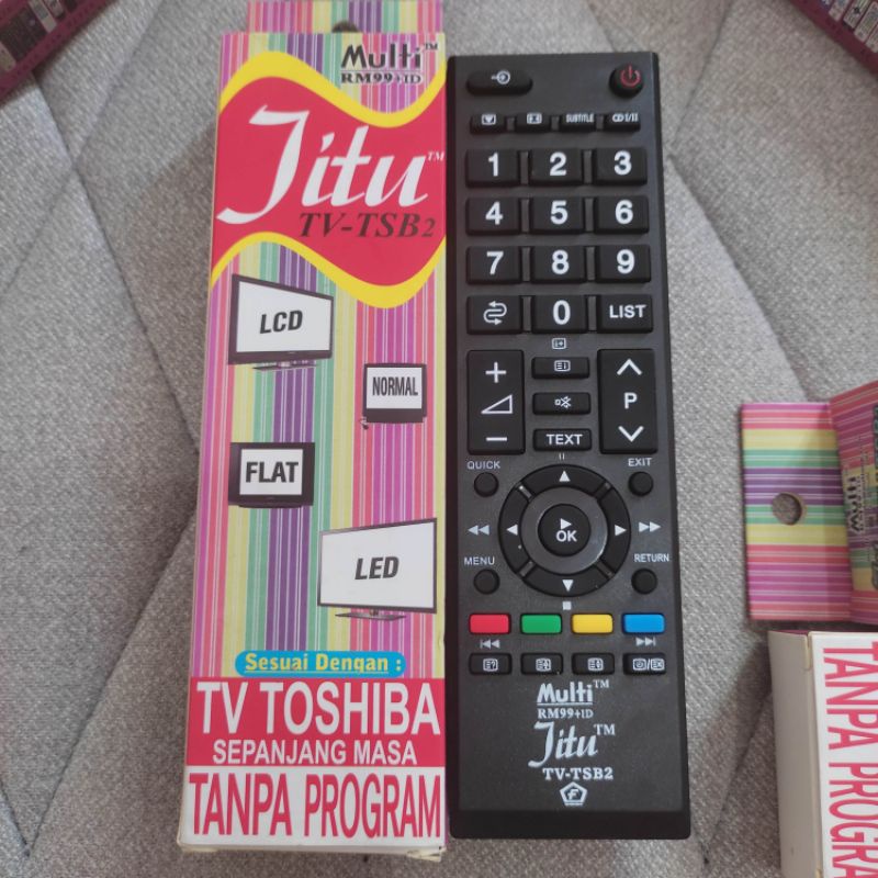 Remote TV TOSHIBA LED - Remot TV TOSHIBA LED