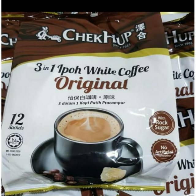 

Kopi 3In1 Ipoh White Coffee Original Check Hup 12 x 40gr Halal