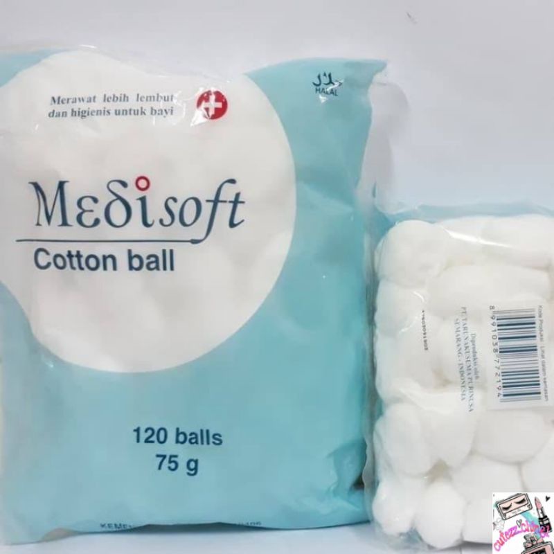 ☃Cutezz_Ching1☃Medisoft Cotton Ball 120balls 75g