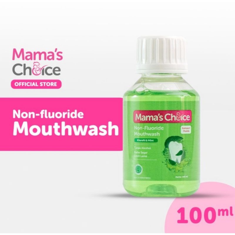 Mama's Choice Non Fluoride Mouthwash - Obat Kumur Ibu Hamil &amp; Menyusui