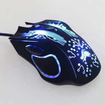 Mouse Gaming 6 Tombol LED RGB Kabel Wired 3200 DPI iMice - X13 CNS