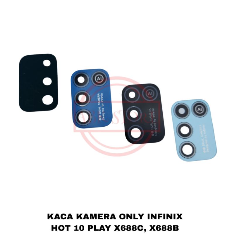 LENSA CAMERA / KACA KAMERA BELAKANG INFINIX HOT 10 PLAY