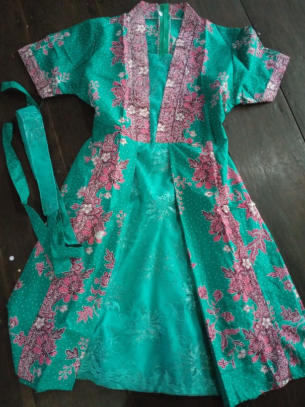 Dress Sarimbit  Batik Couple Batik  Kd Melati Warna