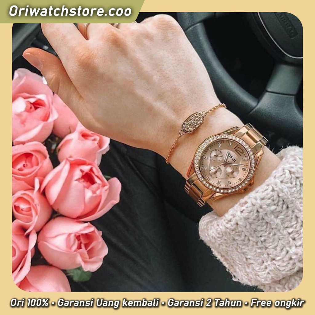TERLARIS JAM TANGAN CEWEK ORIGINAL FOSSIL ES 2811