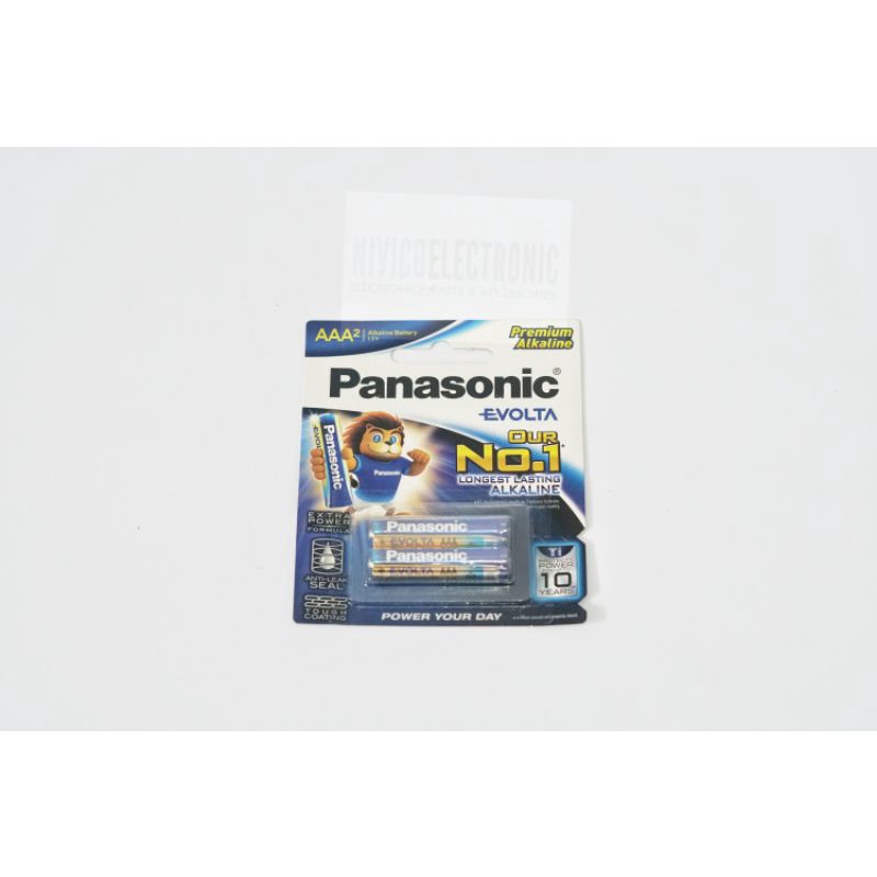 Baterai PANASONIC EVOLTA PREMIUM ALKALINE AAA A3 1.5V