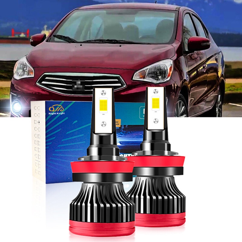 2pcs Lampu Kabut Led 6000k H11 Untuk Mitsubishi Mirage / Attrage G4 Sedan 2014 2015 2016 2017 2018 2019 2020