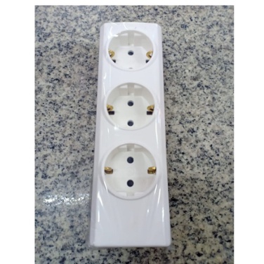 Terminal Listrik Broco Stop kontak 3 lubang