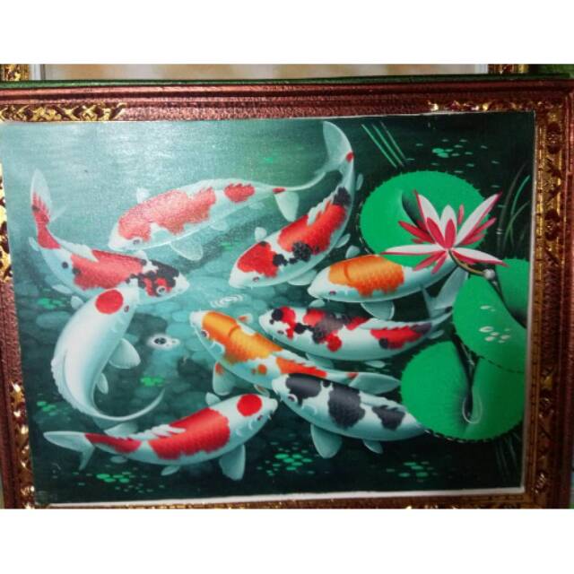 Lukisan ikan asli bali