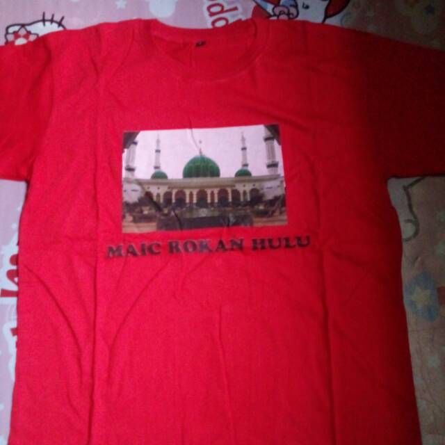 Baju sablon kaos distro gambar MAIC rokan hulu