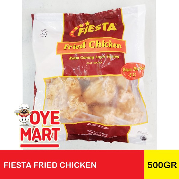 FIESTA FRIED CHICKEN 500GR AYAM GORENG