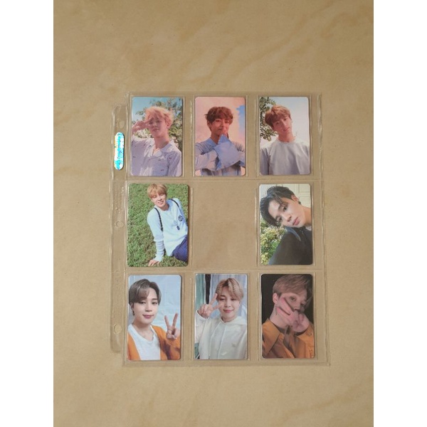 bts photocard jimin pob be essential