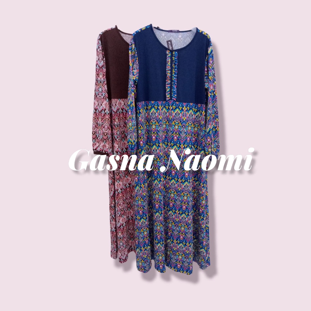 GAMIS ELZATTA GASNA NAOMI PAKAIAN FASHION MUSLIM WANITA BAJU WANITA BAJU MUSLIM BAJU BAHAN SPANDEK