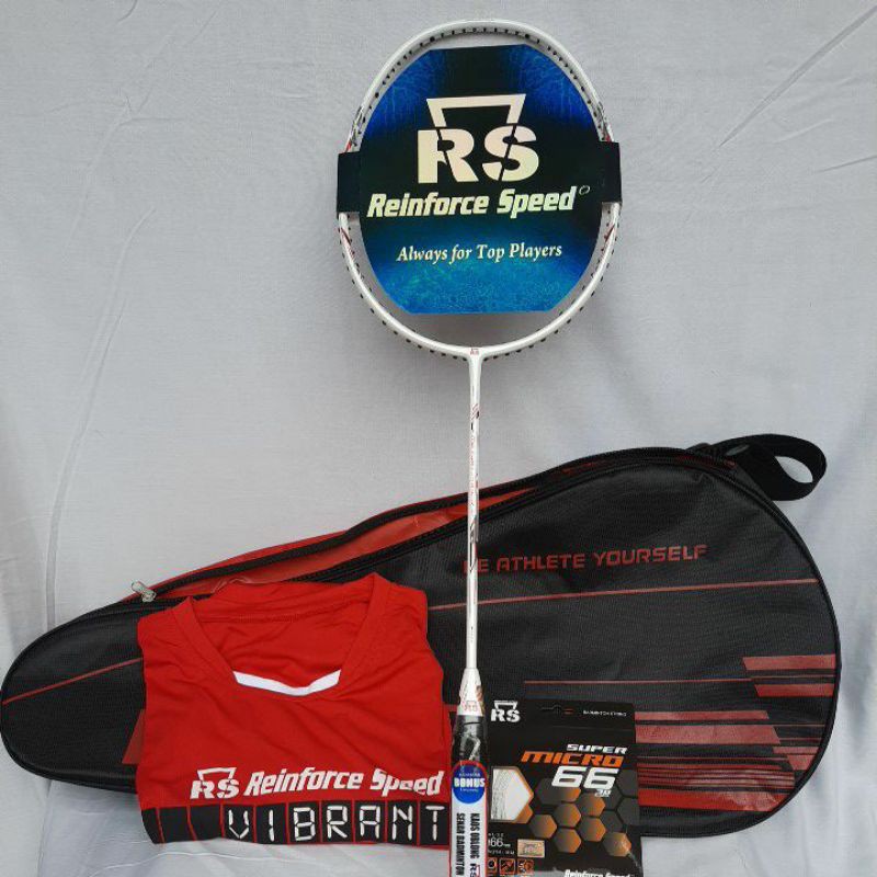RS Raket Badminton Metric Power 12 N III BONUS Tas Kaos Senar ORIGINAL