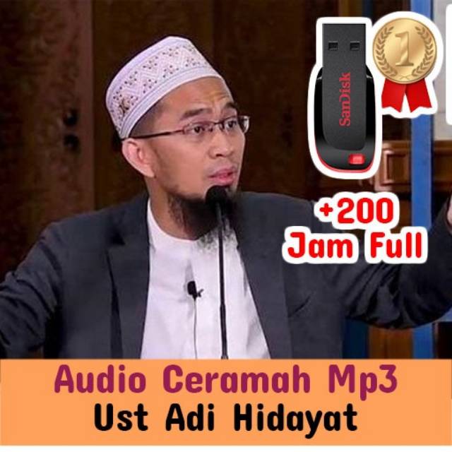 Audio Ceramah Ust Adi Hidayat 200 Jam Lebih Shopee Indonesia