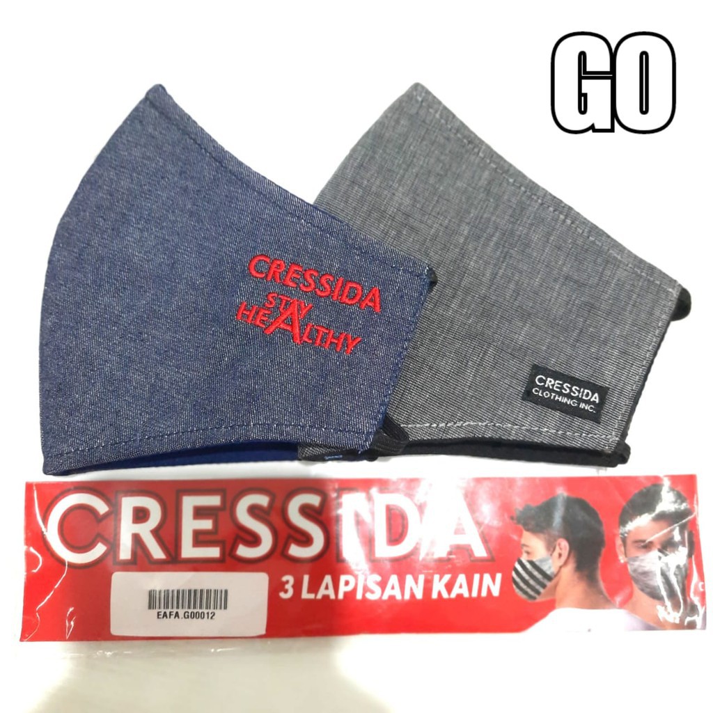 bb CRESSIDA MASKER KAWAT Isi 2 Masker Dewasa Non Hijab - EAFA.G00012