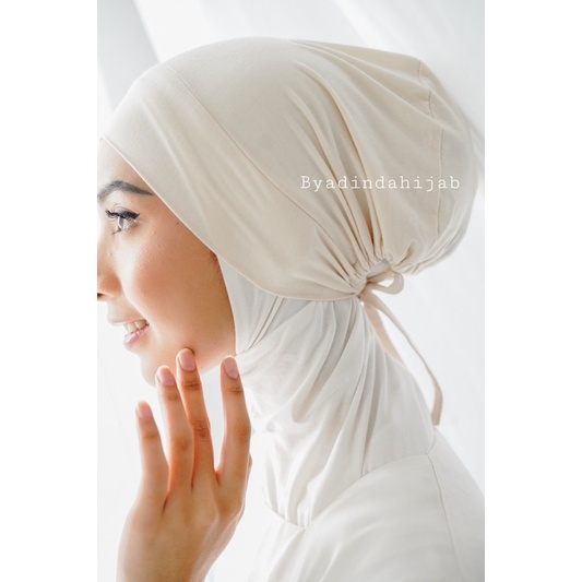 𝐁𝐘 𝐀𝐃𝐈𝐍𝐃𝐀 Ciput Tali Turki Arab Bahan kaos premium dalaman Basic Inner Hijab Premium Turkey Anti pusing/budeg