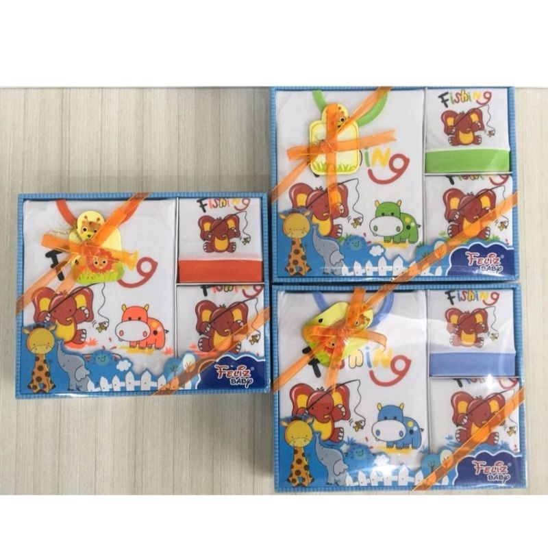 GIFT SET-BAJU BAYI SET FELIZ BABY-PAKET KADO BAYI KOMPLIT-KADO BAYI