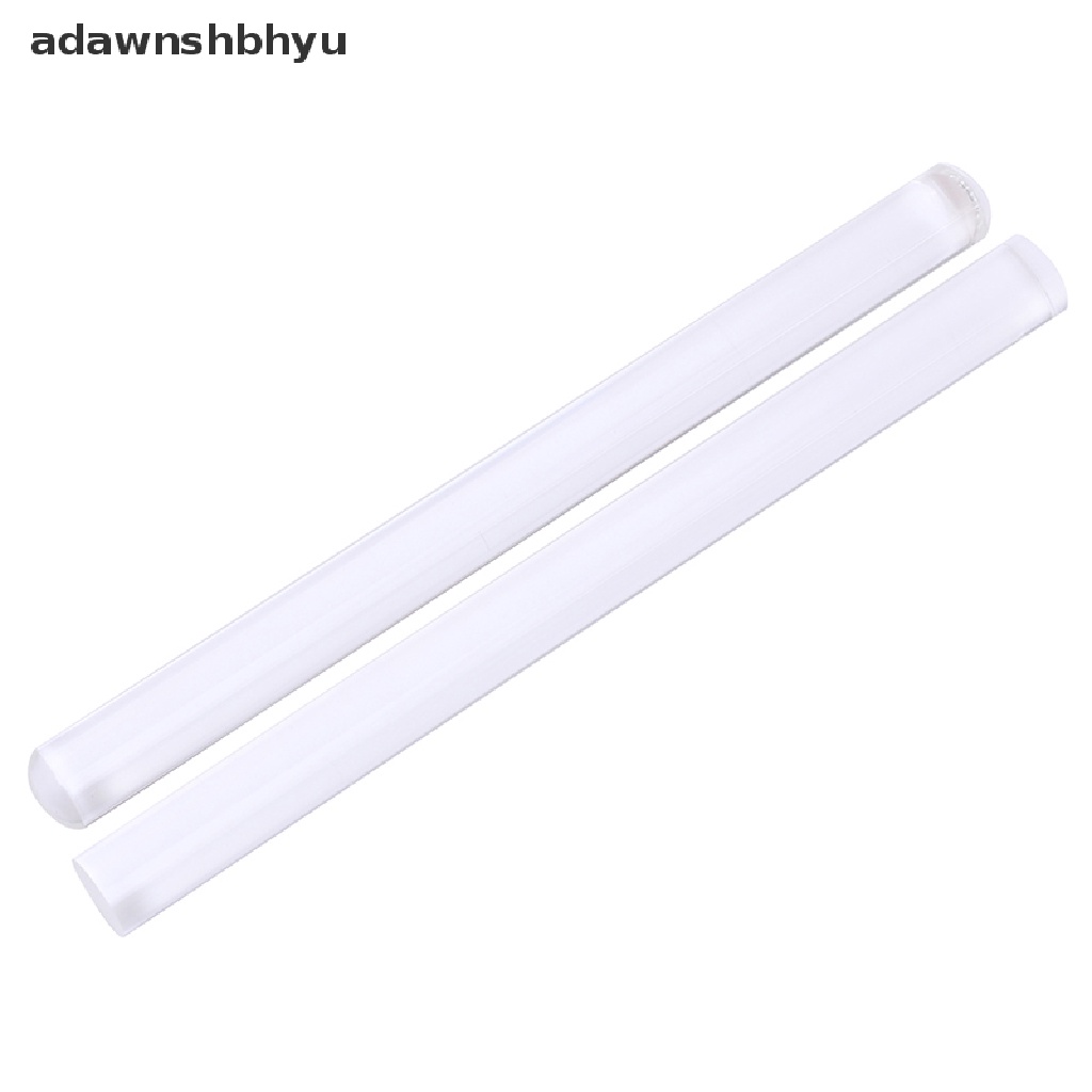 Adawnshbhyu Rolling Pin Akrilik Anti Lengket Transparan Rol Kue Pastry Board Alat Kue