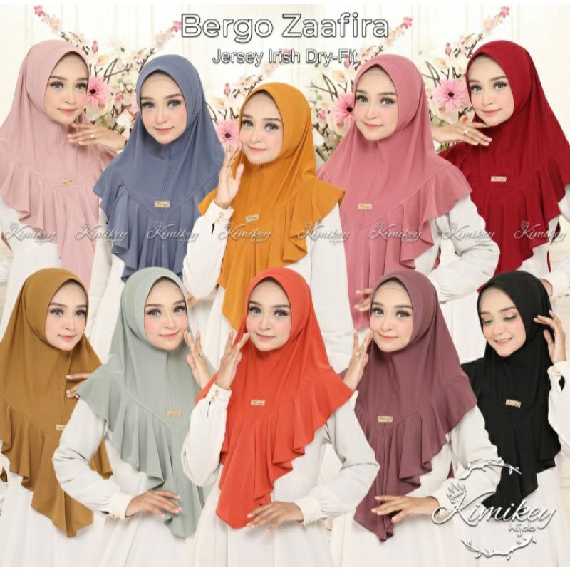 hijab instan - bergo zaafira (original kimikey)
