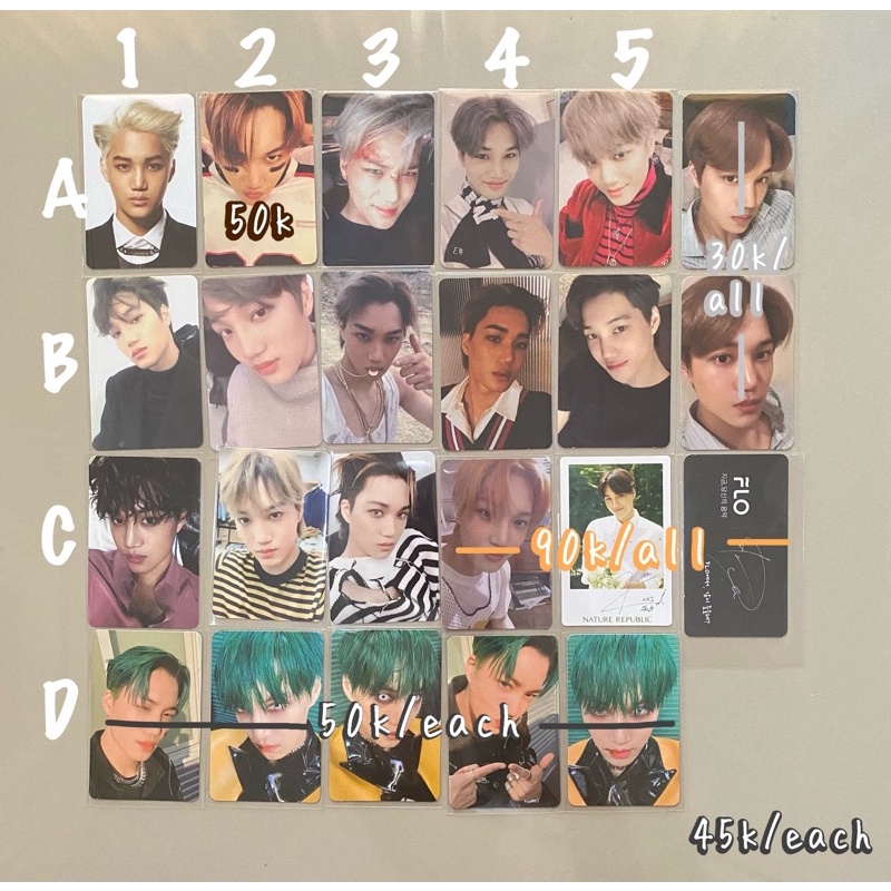 EXO KAI PHOTOCARD ALBUM PART 1