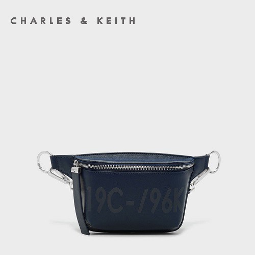 TAS SELEMPANG WANITA CHARLES & KEITH SLING BAG CNK-4369 BLUE ORIGINAL IMPORT BATAM TERMURAH
