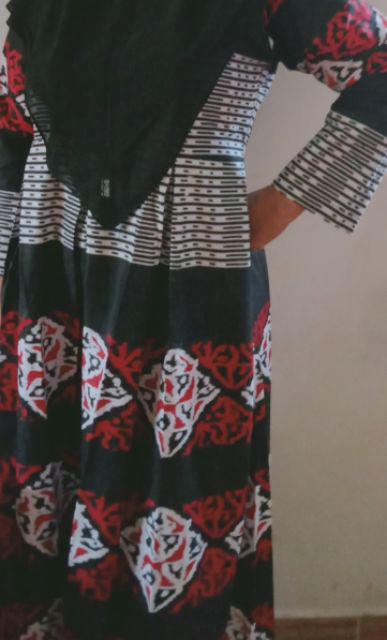 Gamis Batik (cod) Manggar Gamis Batik Pesta Model Terbaru 2020 Gamis Pesta Ori Pekalongan