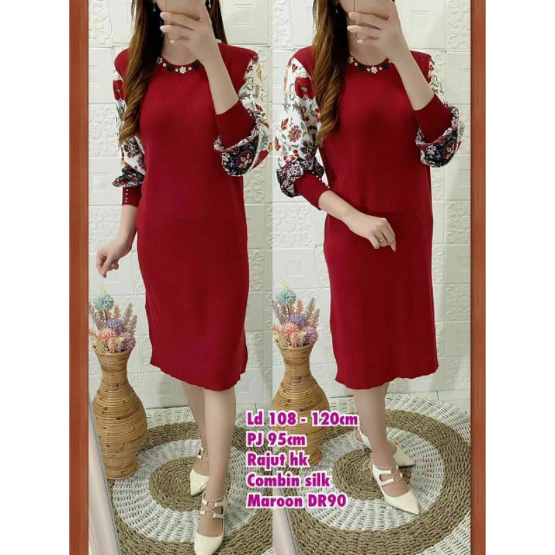 ✔️ TUNIK DRESS IMPORT / RAJUT BANGKOK HQ / HALUS / READY