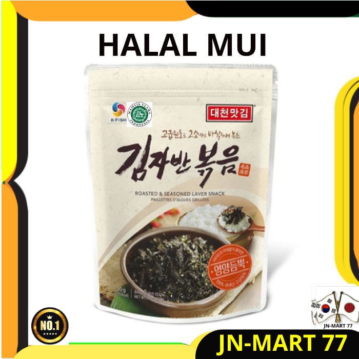 

KOREAN FOOD/SNACK KOREA DAECHUN GIM ROASTED & SEASONED LAVER NORI