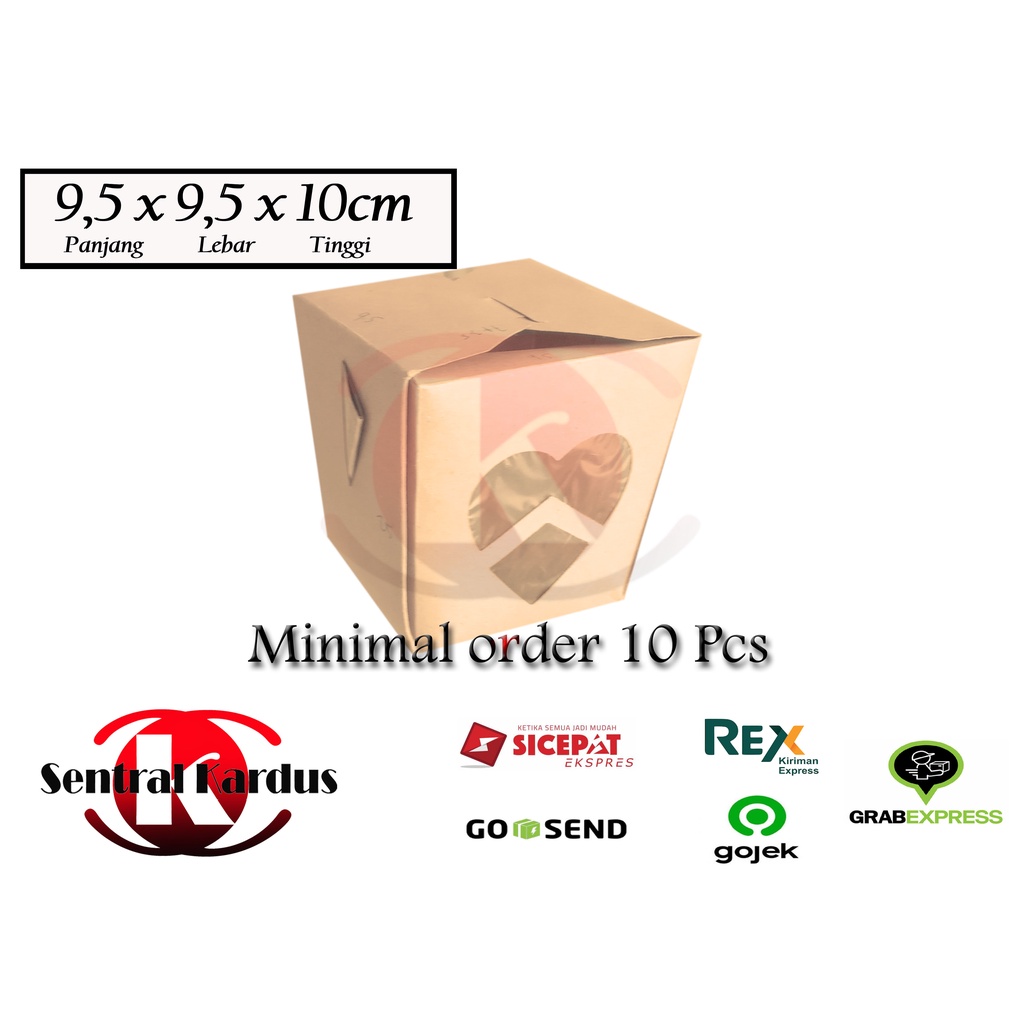 Jual Isi Pc Kemasan Rice Box Model Heart Food Pail Box Foodpail