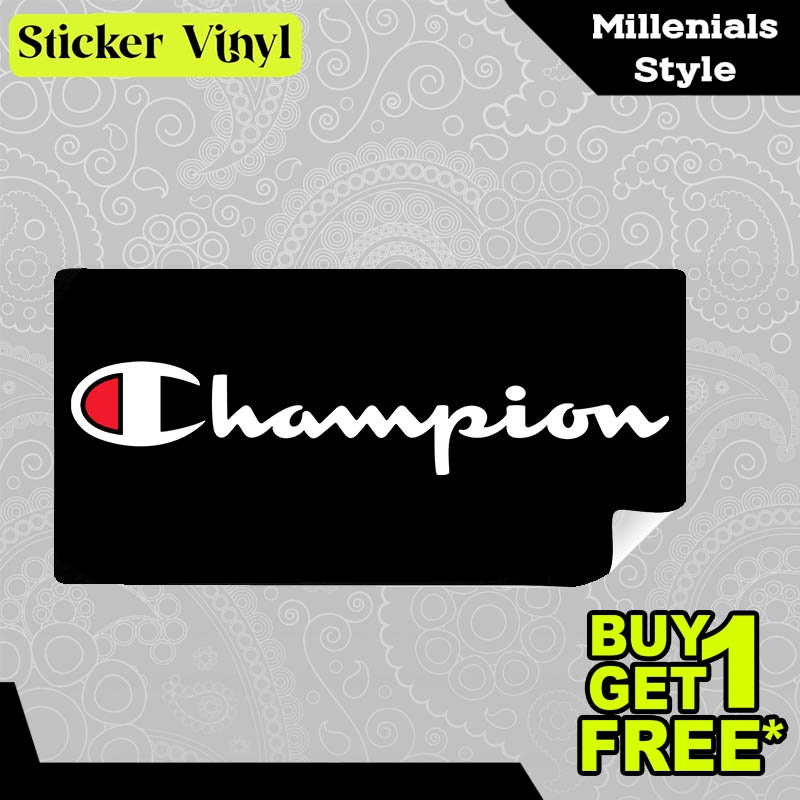 

Stiker Sticker Champions Juara Gambar Unik Desain Keren dan Kekinian Aesthetic Bahan Vinyl Satuan Anti Air