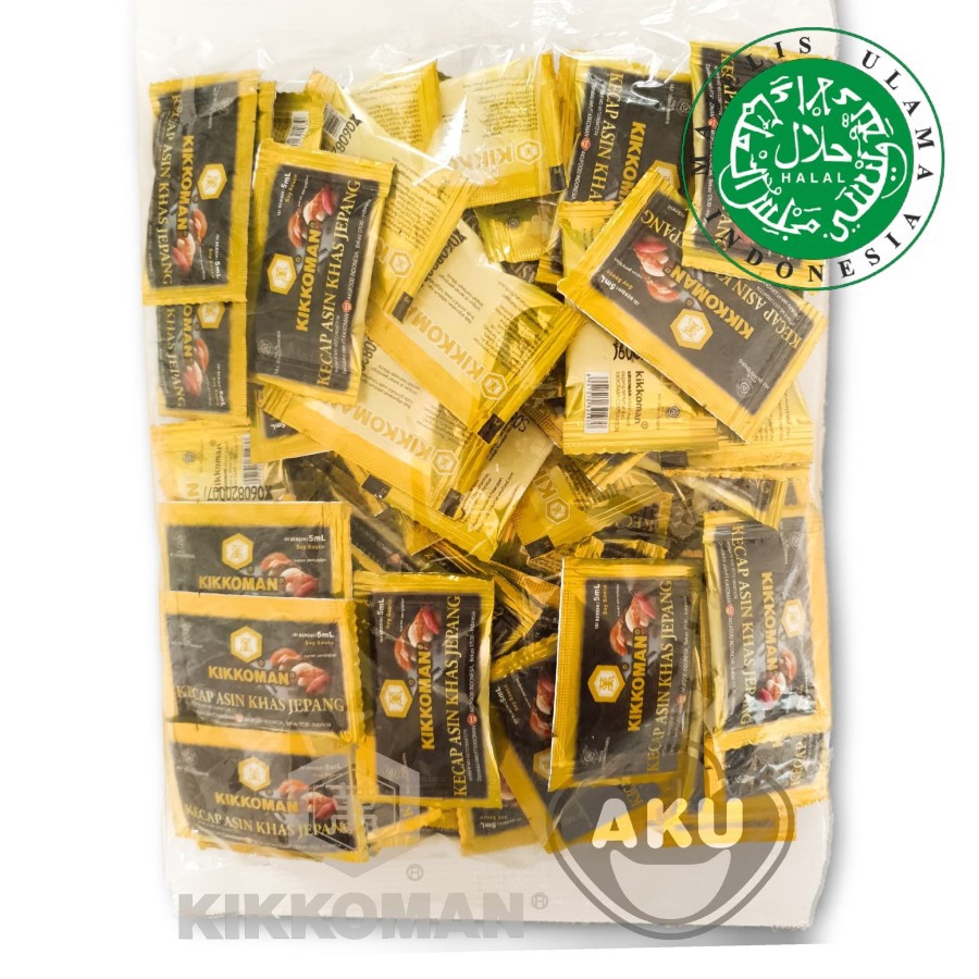 Kikkoman Soy Sauce Shoyu - Kecap Asin Khas Jepang Halal Sachet 5ml