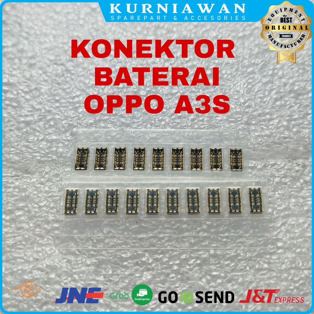 Konektor Baterai Oppo A3S Conector Batre