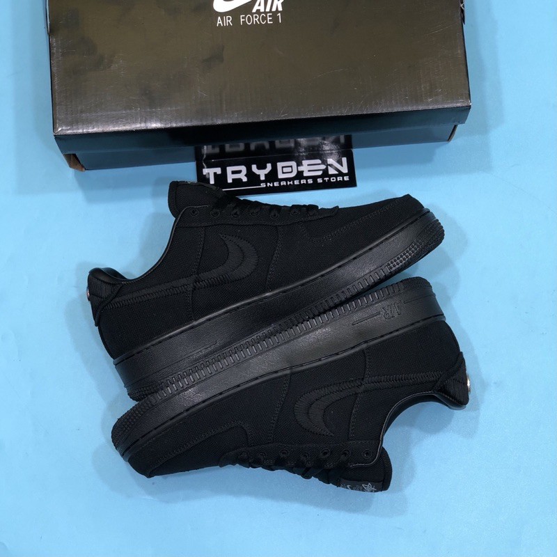 Stussy X Nike Air Force 1 Black