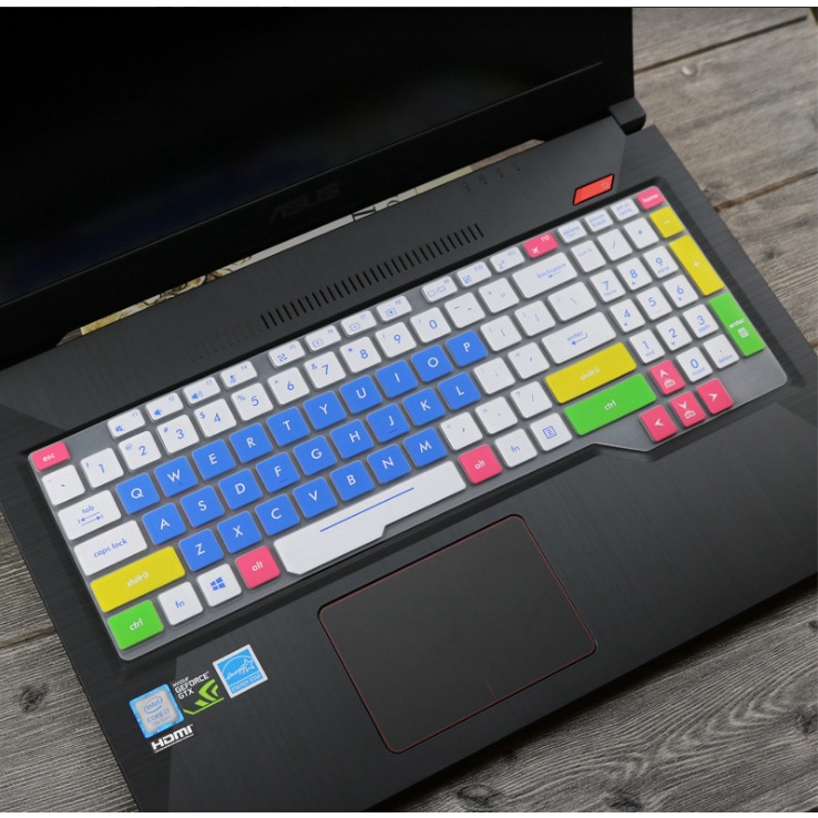 Cover Pelindung Keyboard Notebook Laptop 15.6 inch Bahan Silikon Tahan Air Untuk Asus FX63VD FX80