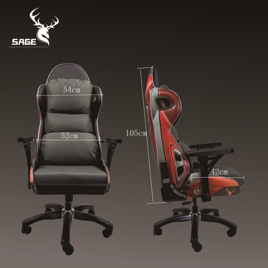 Sage SG-901 Gaming Chair / Kursi Gaming