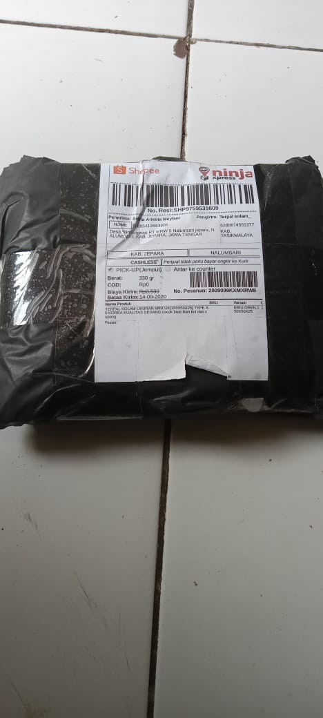 Terpal Kolam Ukuran Mini Uk[150x50x25] Type A5 Korea Kualitas Sedang Cocok Buat Ikan Koi Dan Cupang