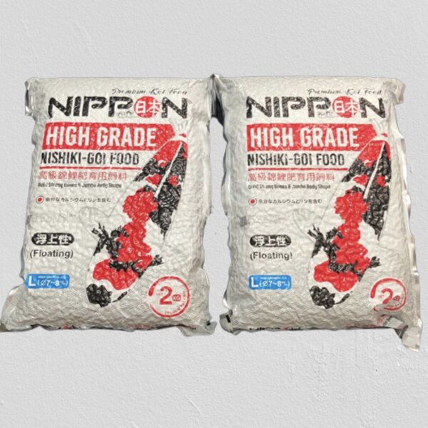 Nippon High Growth Size L 2kg 2 kg Makanan Pakan Koi Nishiki-Goi Food